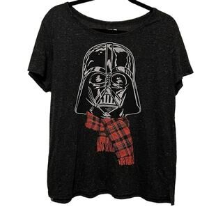 Women’s Star Wars Darth Vader Plaid Scarf T-shirt